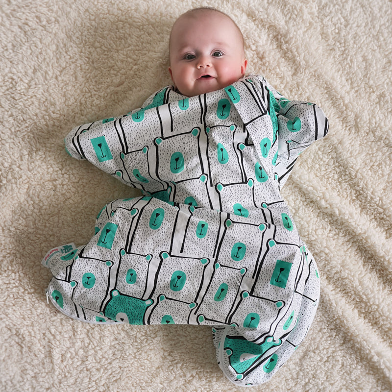 Baby Brezza 2-in-1 Baby Swaddle Transition soothing Sleepsuit 3-6 Mon  12-18lbs. | eBay